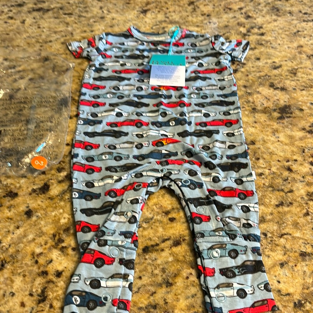 Posh Peanut 0-3 short sleeve one piece. NWT